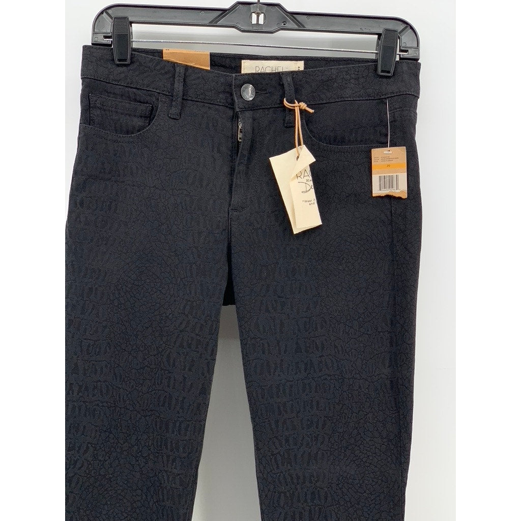 RACHEL RACHEL ROY Women's Black Novelty Skinny Jeans SZ 29