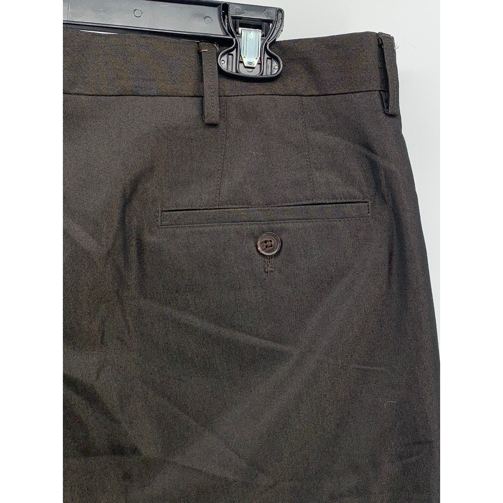UNBRANDED Men's Brown Straight Leg Pants SZ 38X30