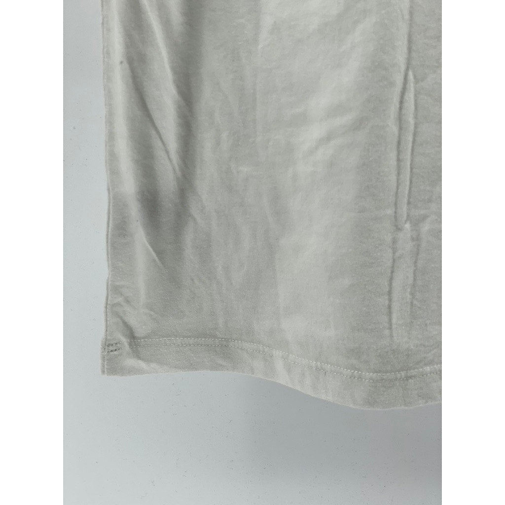 GOODFELLOW & CO Men's White Book Collage Crewneck Casual Lyndale T-Shirt SZ XL