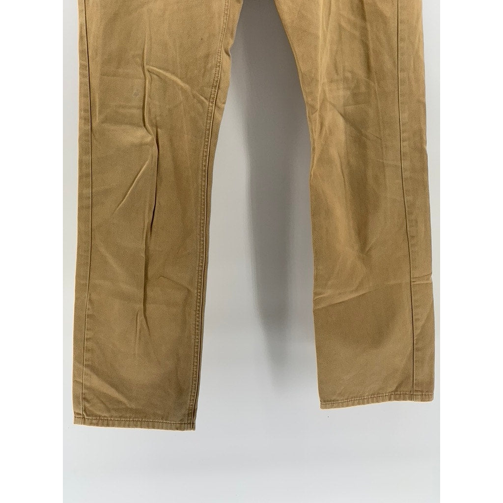 FAIRWHALE Men's Tan Straight Leg Pants SZ 34