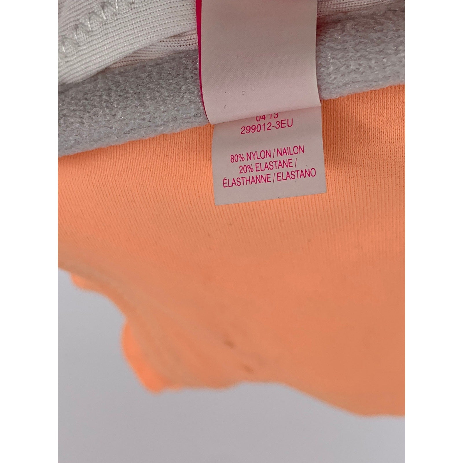 VICTORIA SECRET Women's Peach Strapless Tie-Back Bikini Top SZ S