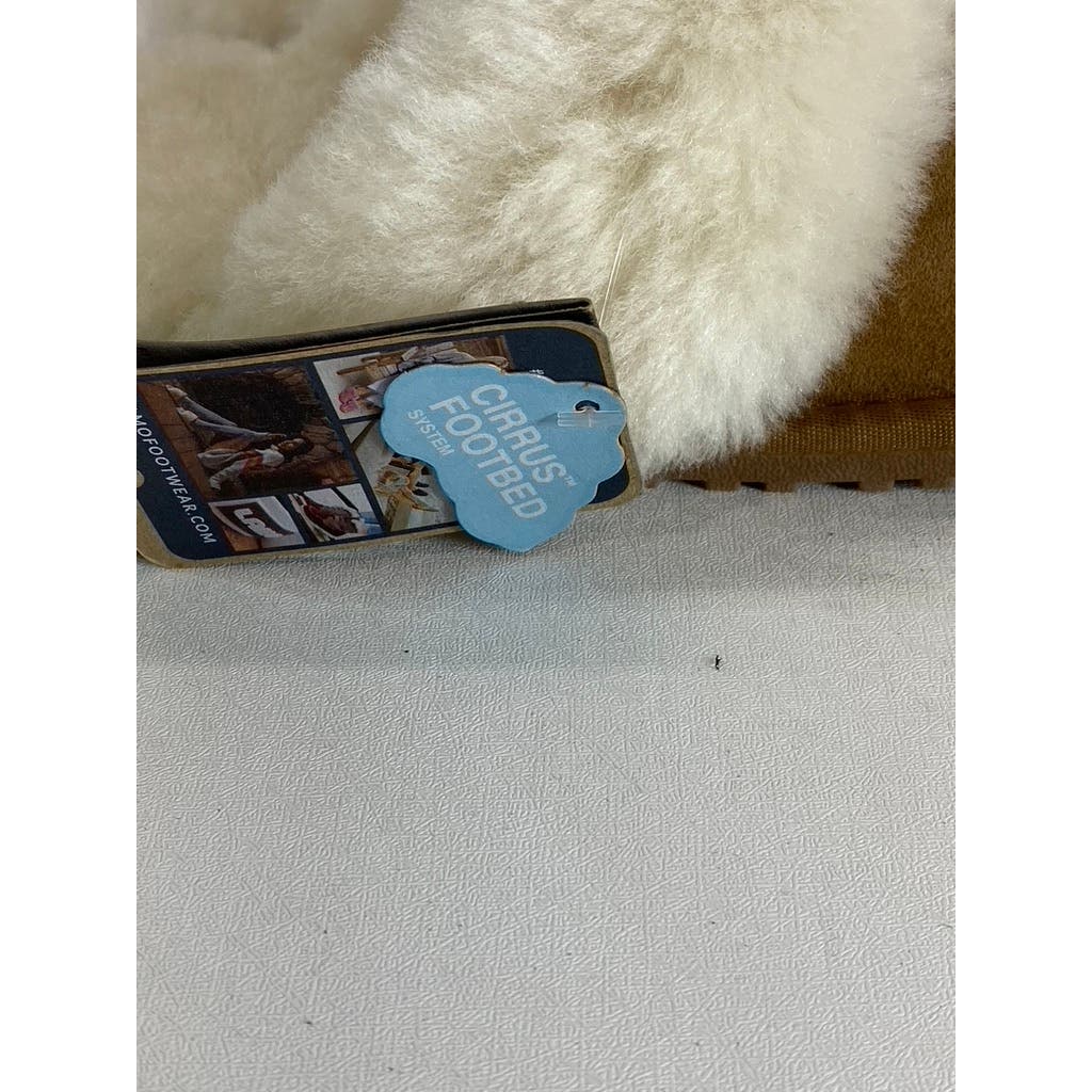 LAMO Women's Chestnut Doubleface Scuff Cirrus Memory Foam Slippers SZ S (5-6)