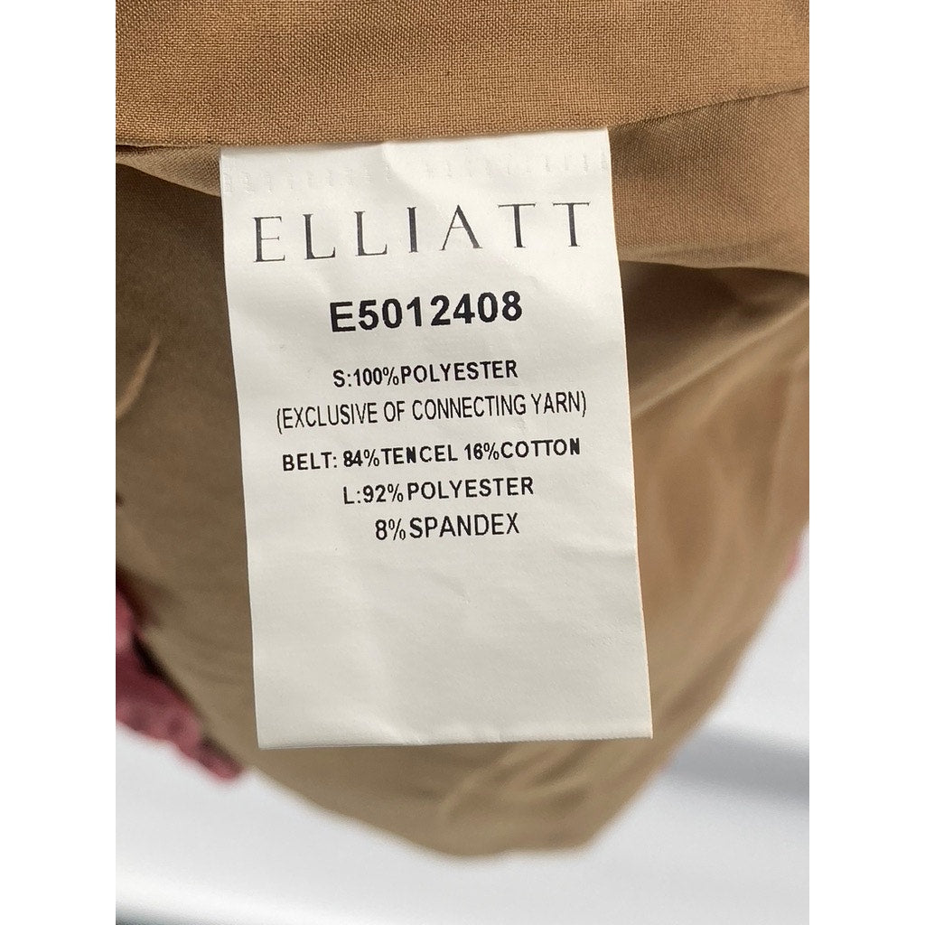 ELLIATT Women’s Pink Bloom Adoration Embroidered Floral Mesh Mini Dress SZ S