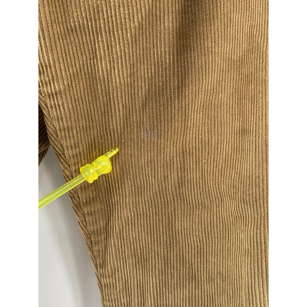 BROOKS SPORT Men's Tan Corduroy Straight-Leg Regular-Fit Pant SZ 36X30