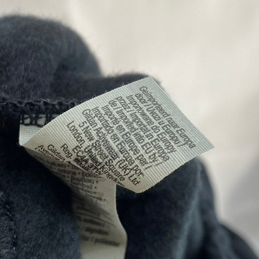 GILDAN Women's Black-Pink Heavy Blend Fleece Syd City Logo Casual Sweatpant SZ S