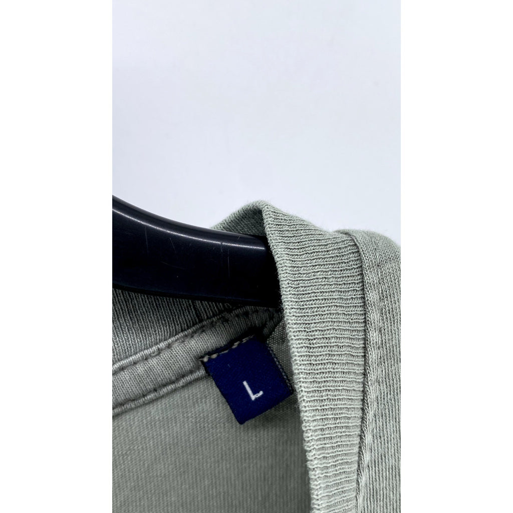 IMPURE Men's Olive Green Crewneck Short Sleeve Casual Cotton T-Shirt SZ L