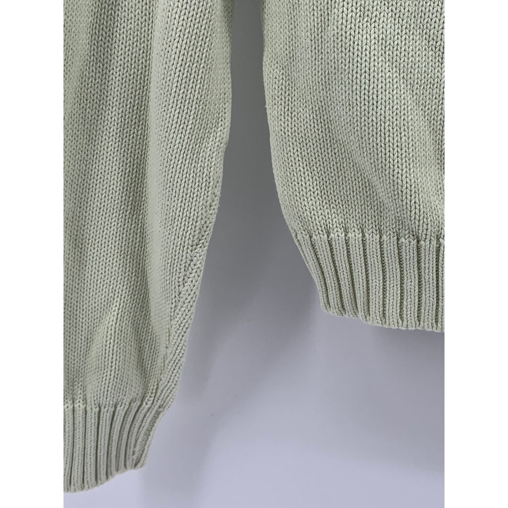BRANDY MELVILLE Women's Light Green Knit Crewneck Long Sleeve Sweater SZ OS