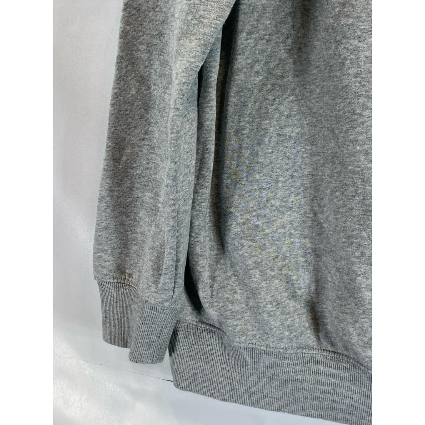 GOODFELLOW & CO Men's Light Gray Lipton Graphic Regular-Fit Pullover Hoodie SZ L