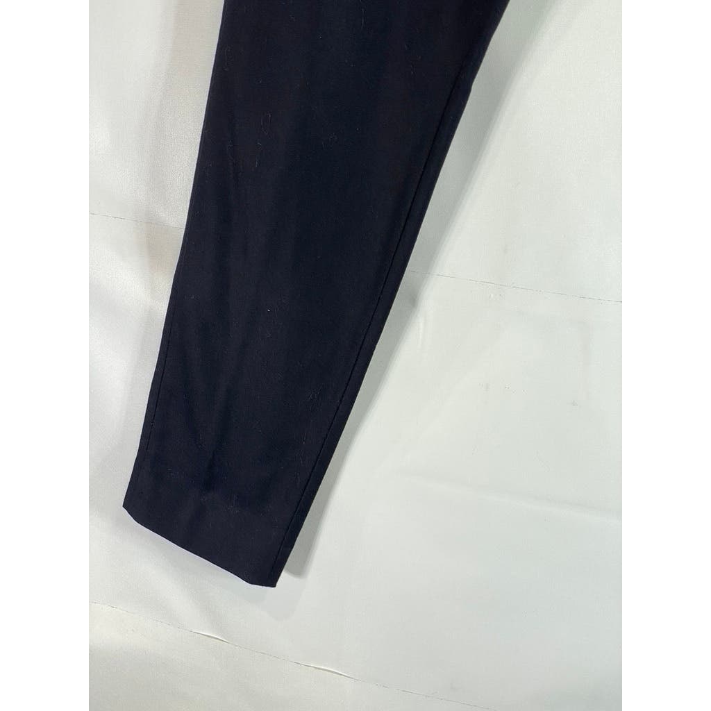 COS Men's Navy Wool-Blend Flat Front Dress Pants SZ 34R