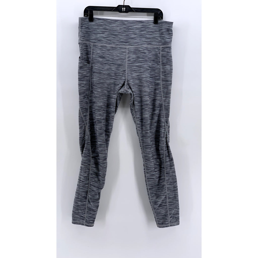 UNBRANDED Women's Gray Printed Cropped Leggings SZ 2XL