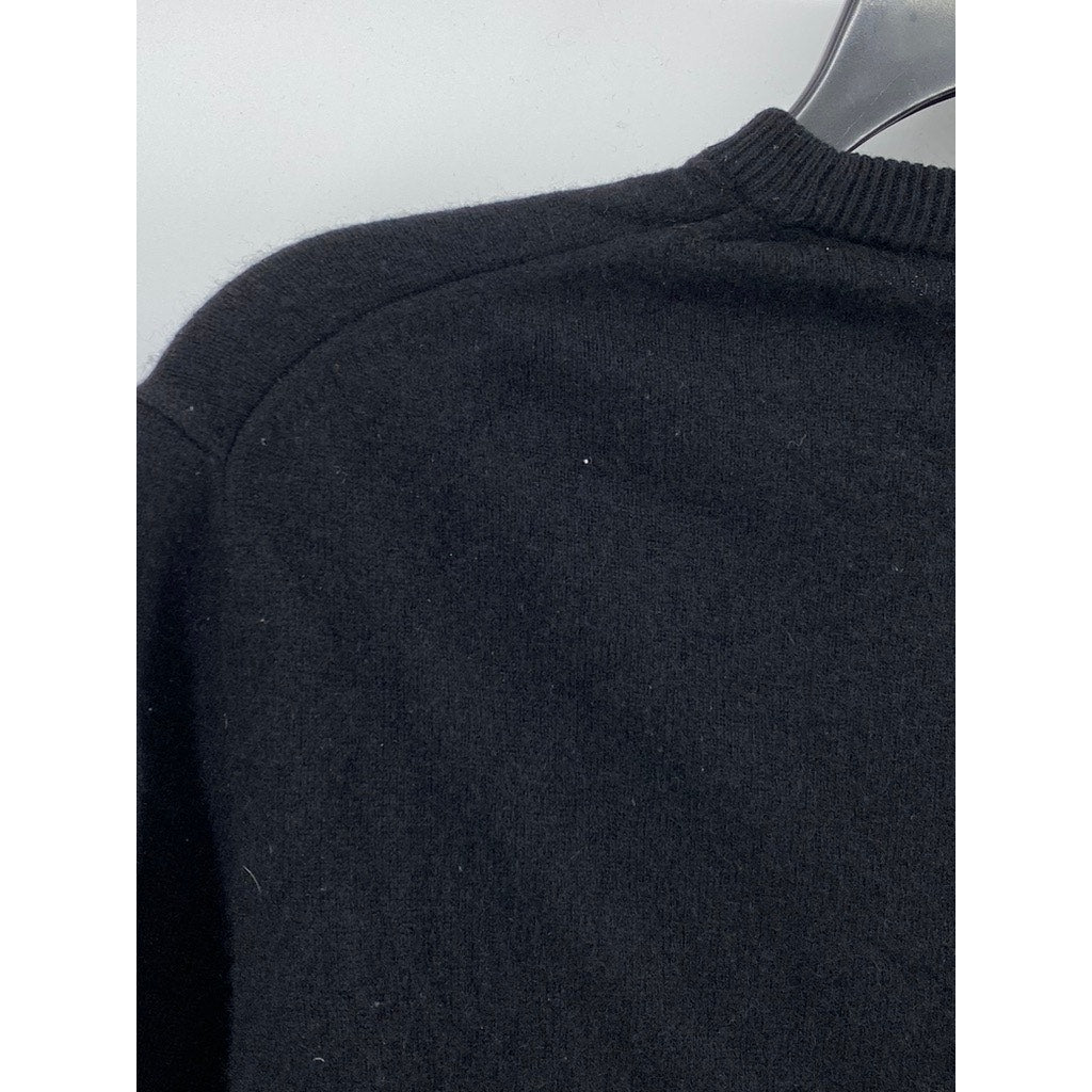 EVERLANE Women’s Black Classic Crewneck Cashmere Pullover Sweater SZ M