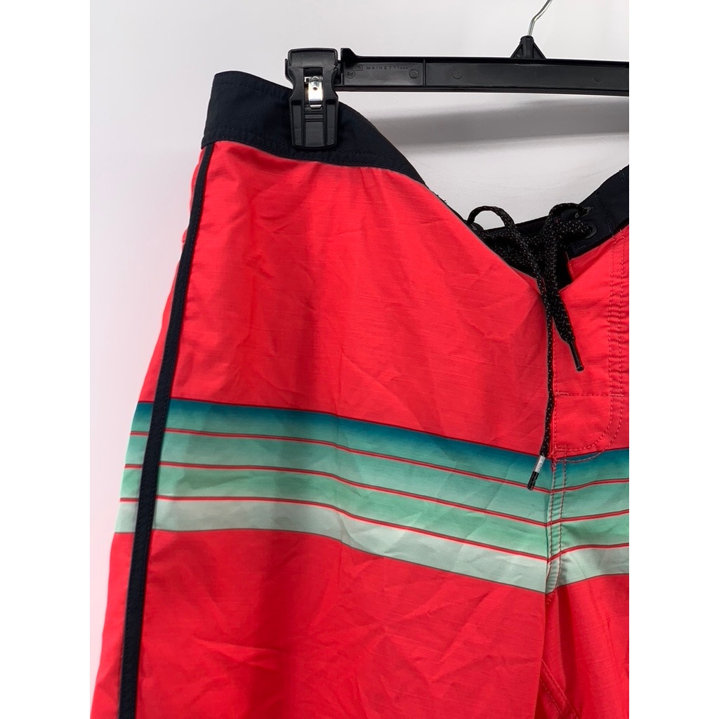 RIP CURL Men's Red Mirage Surf Board Shorts SZ 34(L)