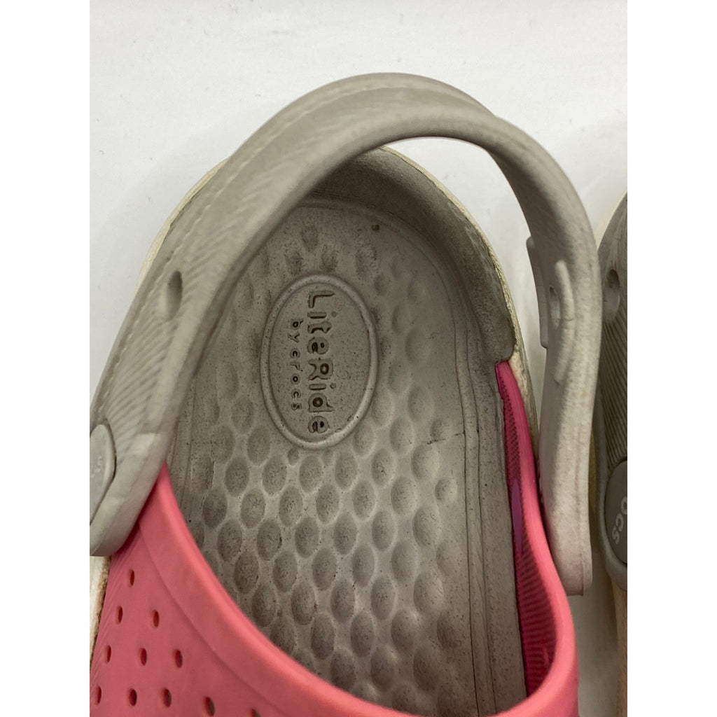 LITERIDE By Crocs Baby Perforated Round-Toe Heel Strap Casual Clogs SZ C10