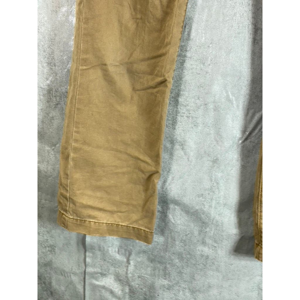 AMERICAN EAGLE Men's Toasted Almond Original Straight Flex Pants SZ 28x32