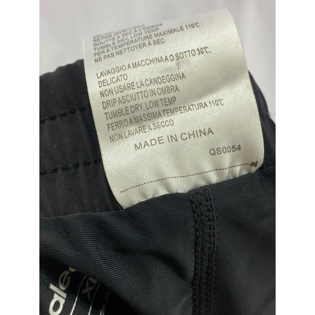 BALEAF Women's Black Perforated Drawstring Pull-On Active Shorts SZ XL