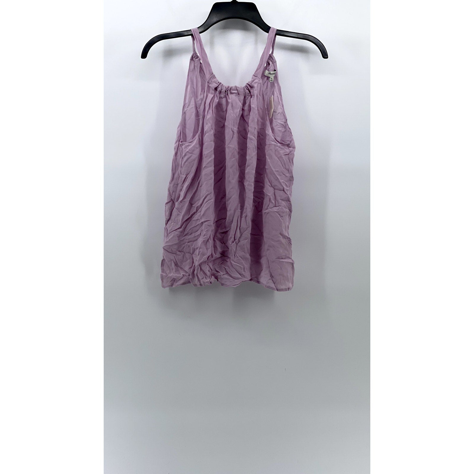 MADEWELL Women's Lilac Back-Tie Halter Lightweight Sleeveless Top SZ XS