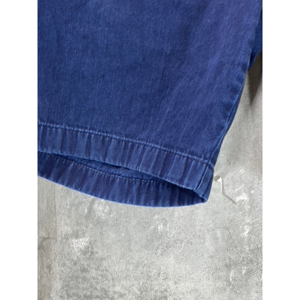 J.CREW Men's Navy Stretch Regular-Fit Chino Shorts SZ 30