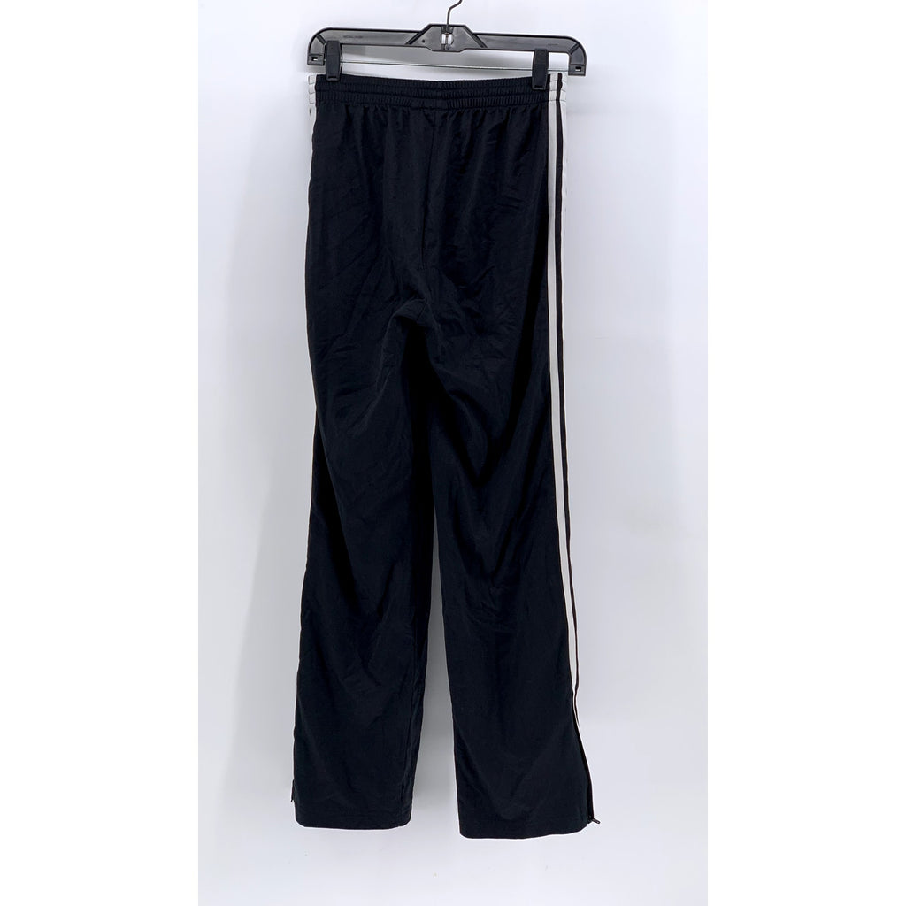 ADIDAS Women's Black Straight-Leg Active Track Pants SZ S