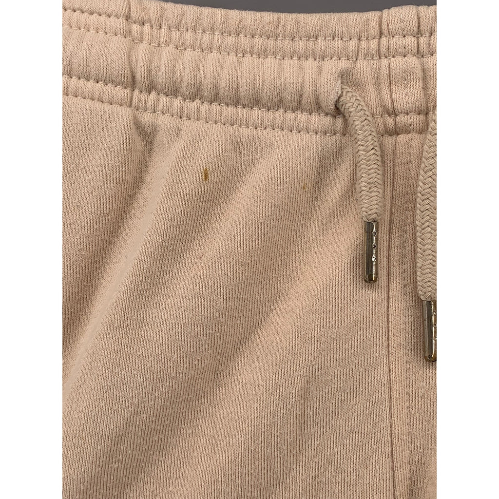 POLAROID Women's Beige Logo Pull-On Drawstring Waist Casual Shorts SZ M