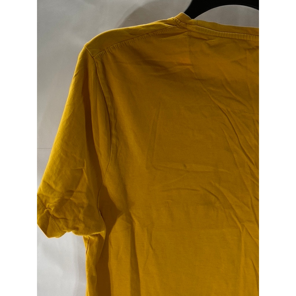 THE ROADSTER LIFE CO. Men's Yellow Graphic Crewneck Short Sleeve T-Shirt SZ L