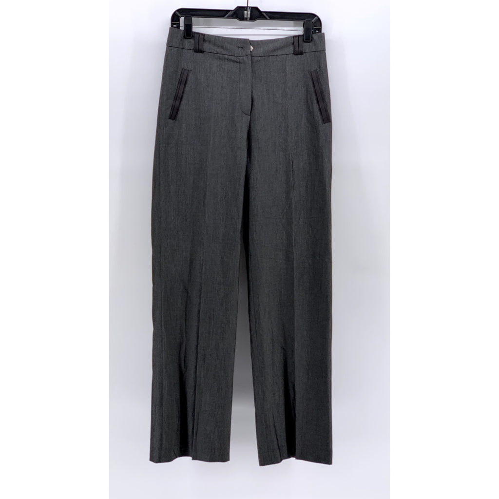 FIMAS Women's Charcoal Gray Straight Leg Pants SZ 42(US12)