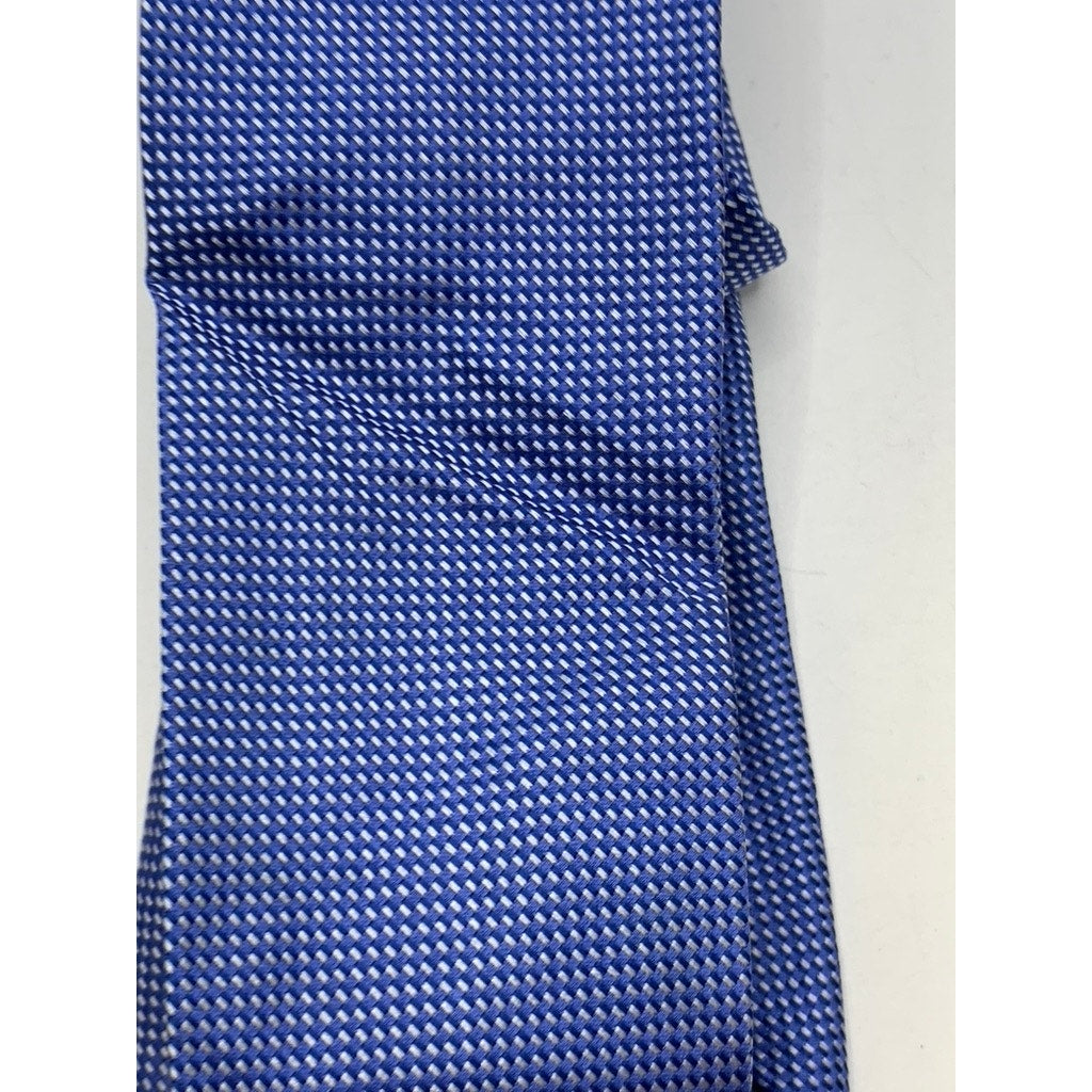 NAUTICA Men's Blue Textured Silk Tie SZ OS