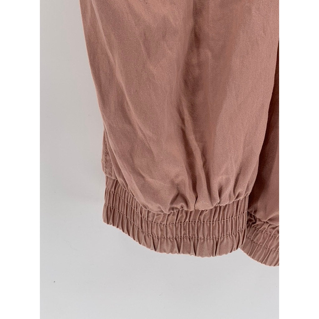 A NEW DAY Women's Dusty Pink Solid Jogger Pants SZ L