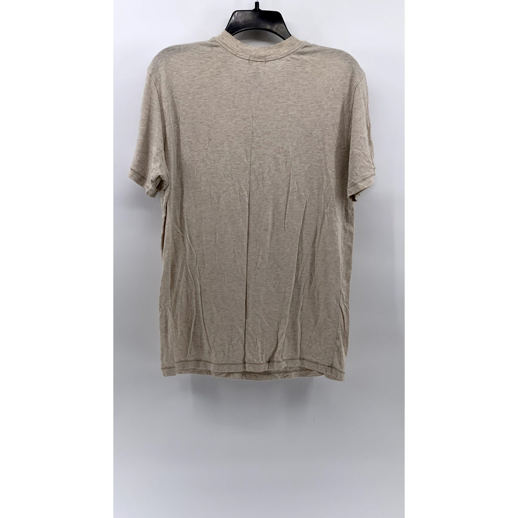 SKIMS Men’s Oatmeal Crewneck Flex T-Shirt SZ S