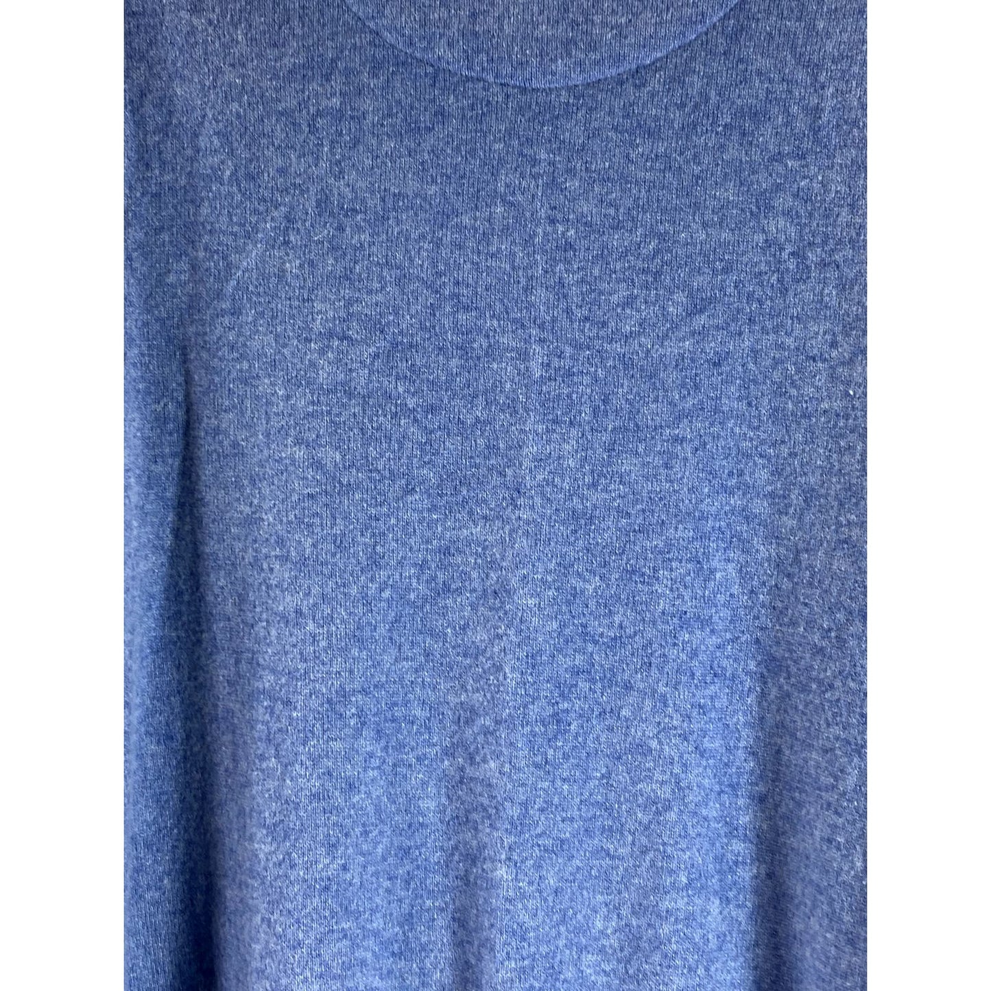 NORDSTROM MEN'S SHOP Men's Blue Cashmere Crewneck Long Sleeve Sweater SZ XL
