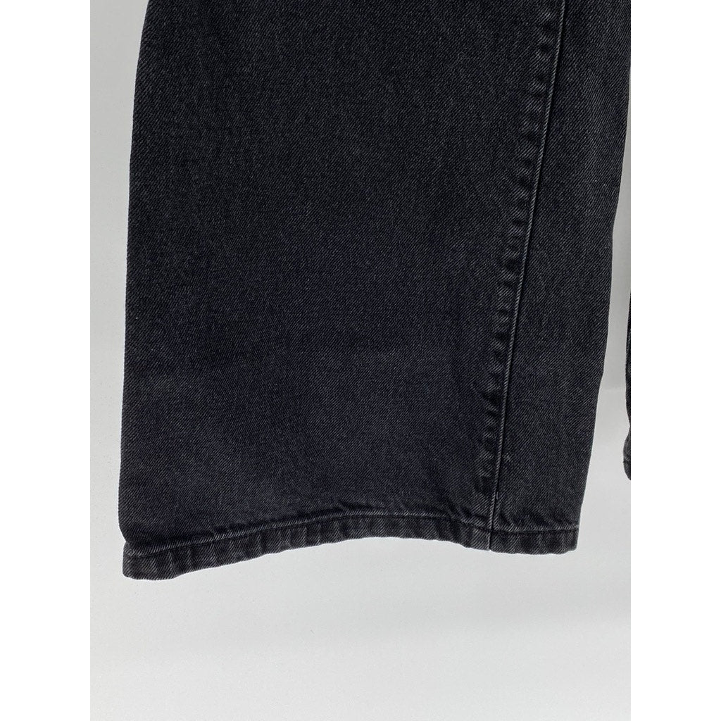ASOS DESIGN Women's Black Denim Five-Pocket Bootcut Jean SZ 34