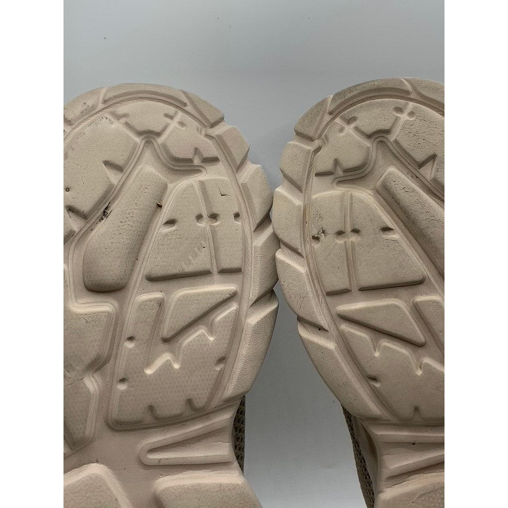 UNBRANDED Women's Tan Mesh Knit Sneakers SZ 10.5