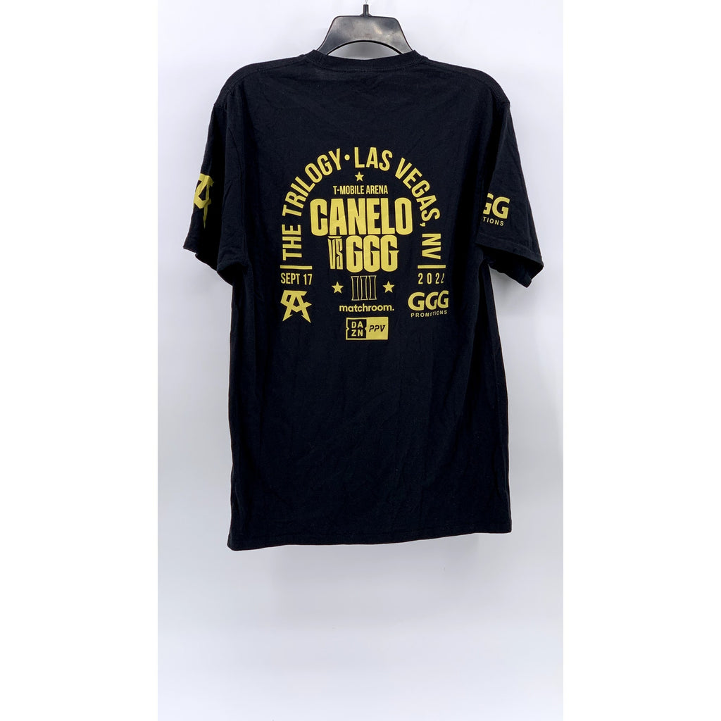 Unisex Black Canelo VS. GGG The Trilogy Graphic T-Shirt SZ M