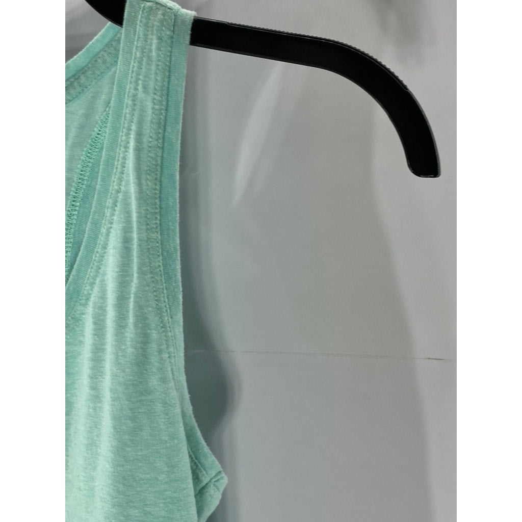 TAHARI Women's Teal Scoop-Neck Racerback Active Tank Top SZ XS
