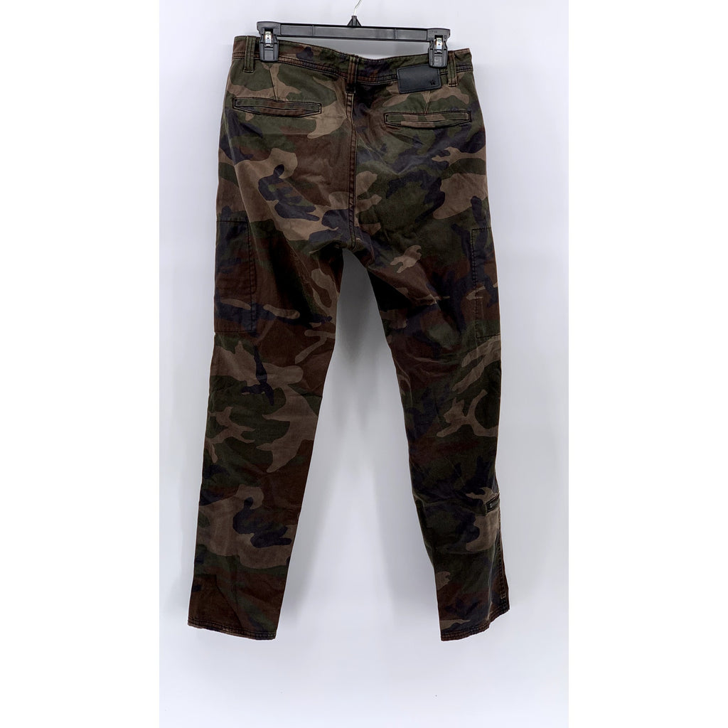 JOHN VARVATOS STAR USA Men's Green Camo Cargo Skinny Jeans SZ 29