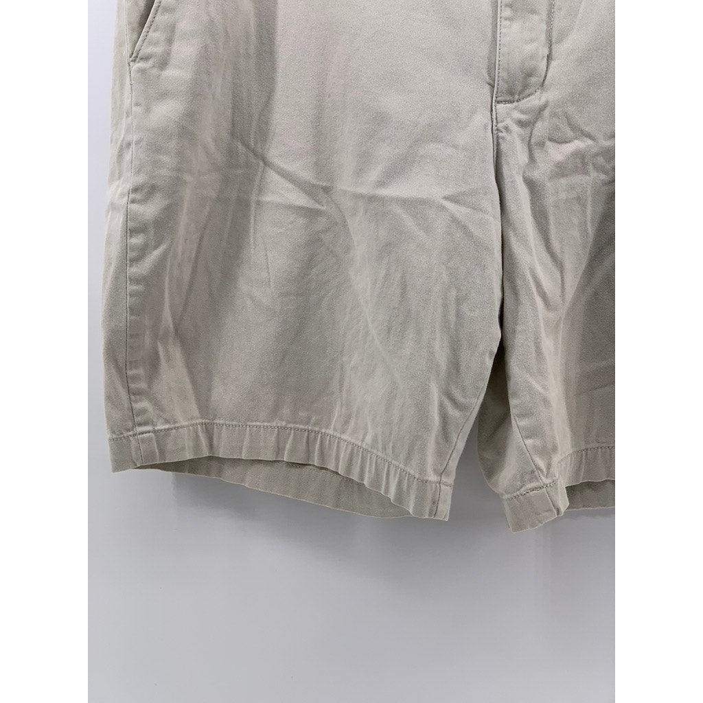 GEORGE Men's Beige Regular-Fit Chino Shorts SZ 38