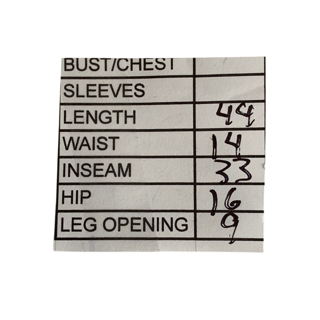 SAINTS AND HEARTS Women's Black Frayed Flare Jeans SZ M