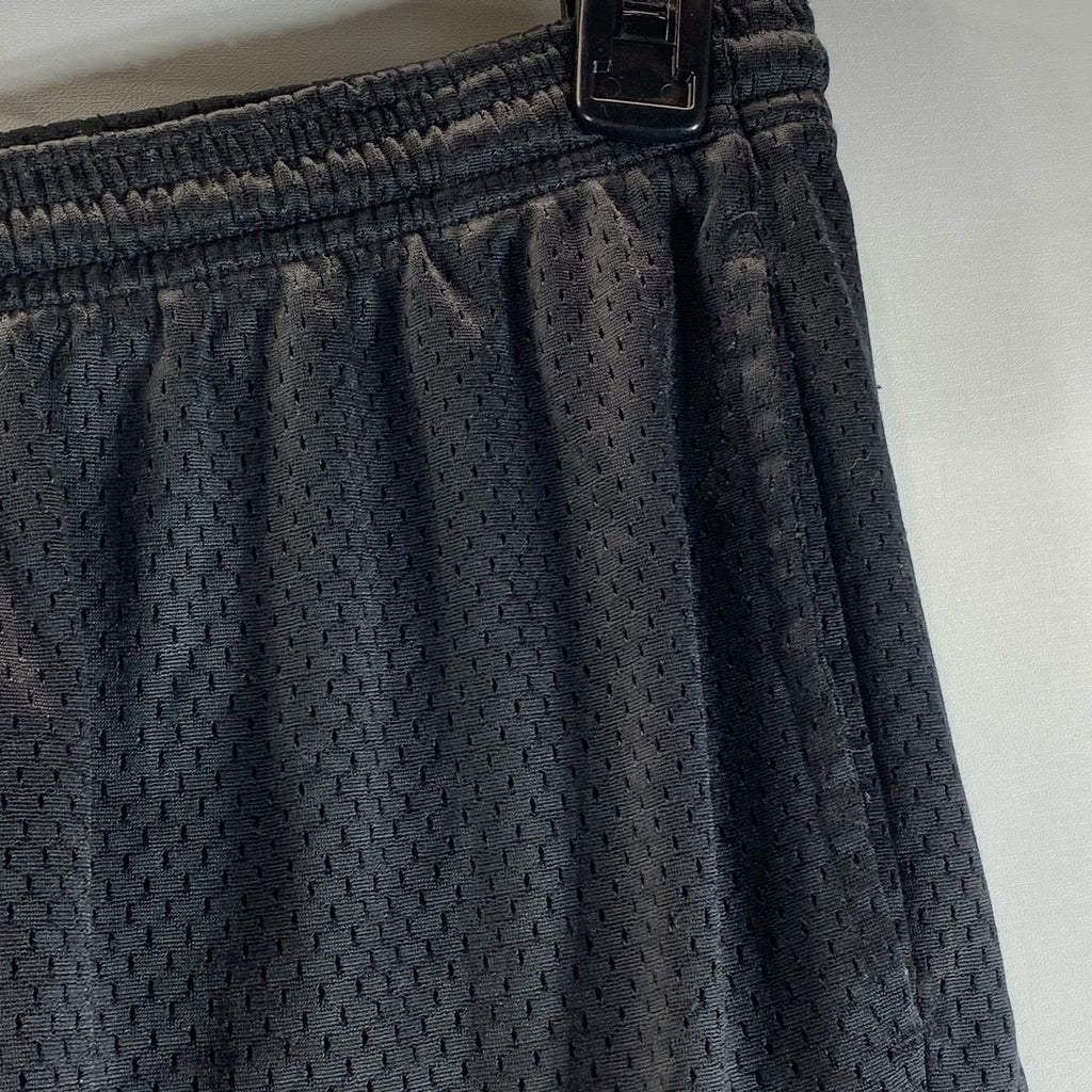 CHAMPION Authentic Men's Black Perforated Elastic Pull-On Active Shorts SZ L
