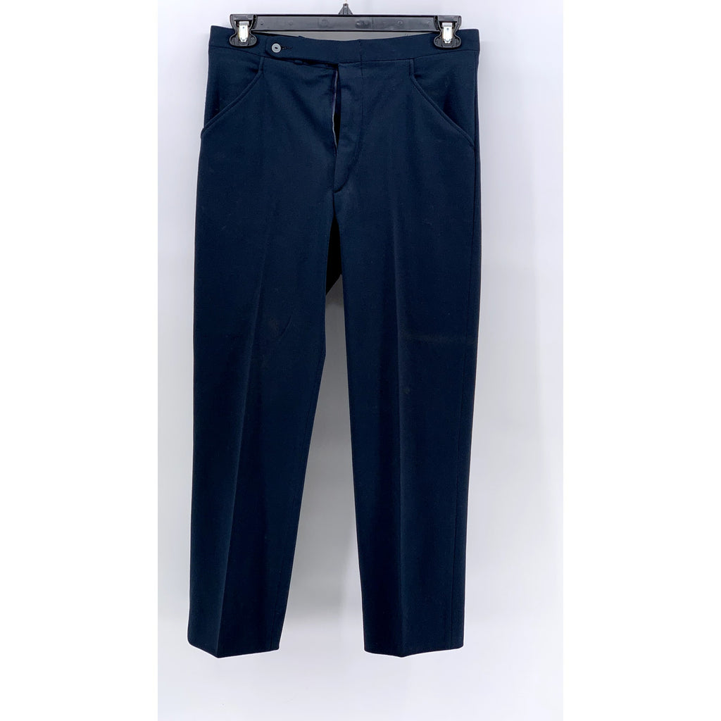 DAY'S SLACKS Men's Navy Vintage Slim-Leg Chino Pants SZ 32
