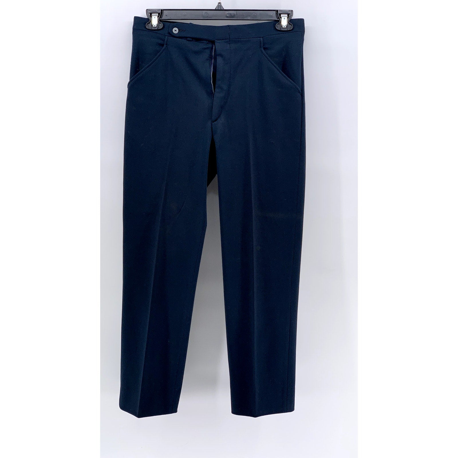 DAY'S SLACKS Men's Navy Vintage Slim-Leg Chino Pants SZ 32