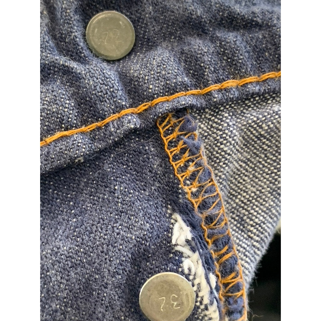 LEVI’S Women’s Vintage Dark Blue Button-Up Denim Bootcut Jean SZ 30x34