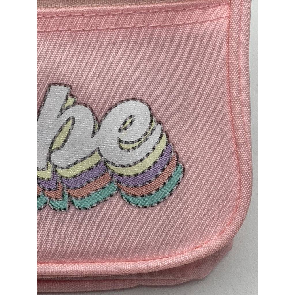 UNBRANDED Women’s Light Pink Babe Logo Fanny Pack SZ OS