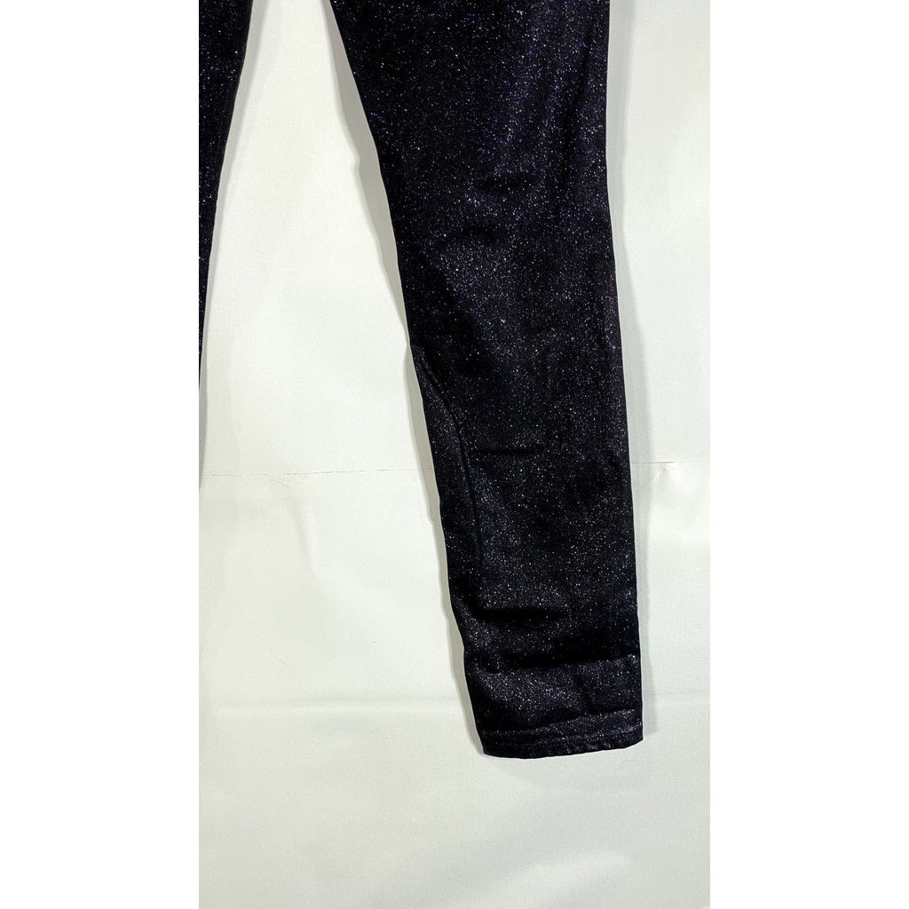 PAIGE Women's Night Violet Shimmer Hoxton High-Rise Ultra Skinny Jeans SZ 25