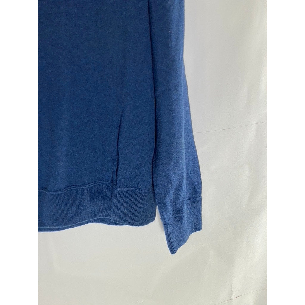 GAP Men's Midnight Blue Regular-Fit New Cotton Crewneck Pullover Sweater SZ M