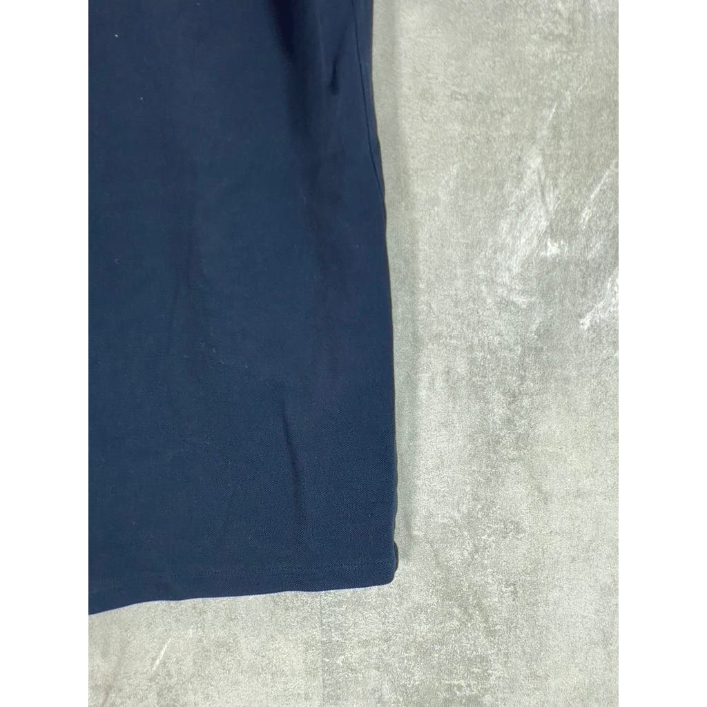 BONOBOS Men's Navy Superfine Slim-Fit Pique Short Sleeve Polo Shirt SZ M