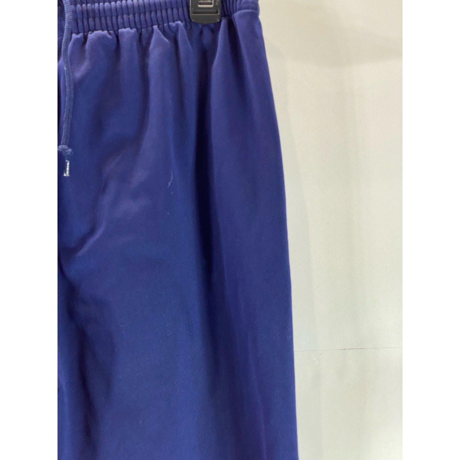 ADIDAS Youth Navy/Yellow 3-Stripe Hem Vintage  Pull-On Active Pants SZ XL