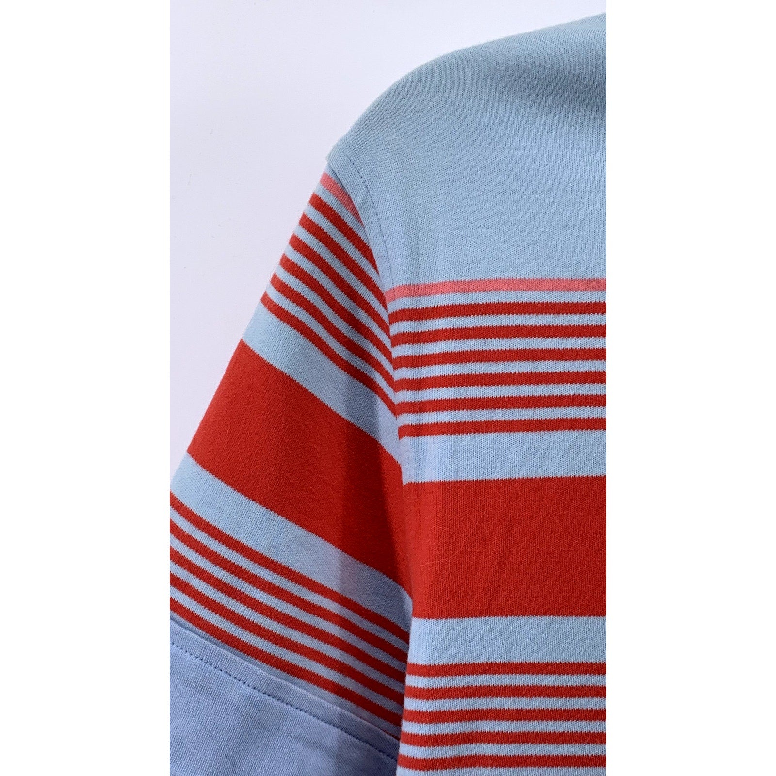 LACOSTE L!VE Unisex Blue-Red Striped Opening Ceremony Polo Shirt SZ XS