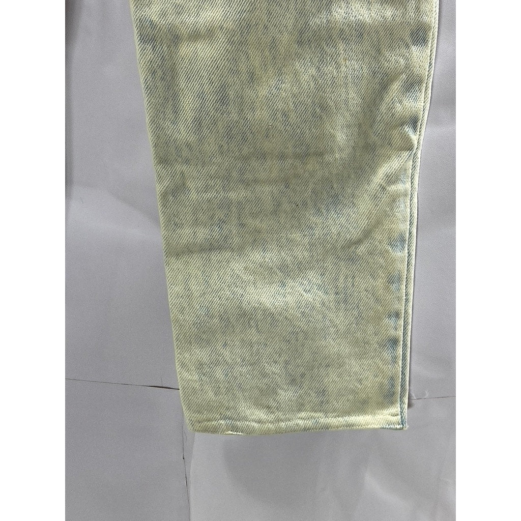 CALVIN KLEIN SPORT Women's Light Blue Distressed Skinny-Leg Denim Jean SZ 4