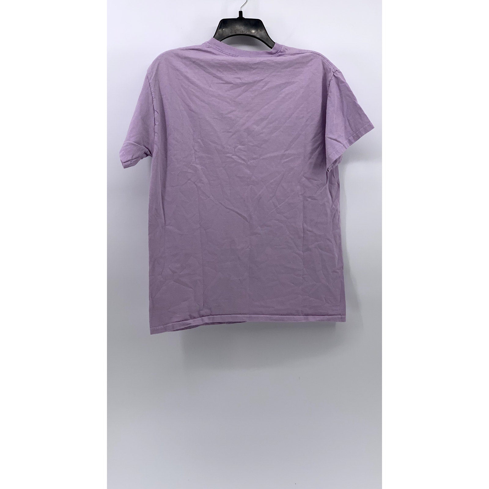 GILDAN Men's Lilac Purple You Are So Loved Here Graphic Crewneck T-Shirt SZ M