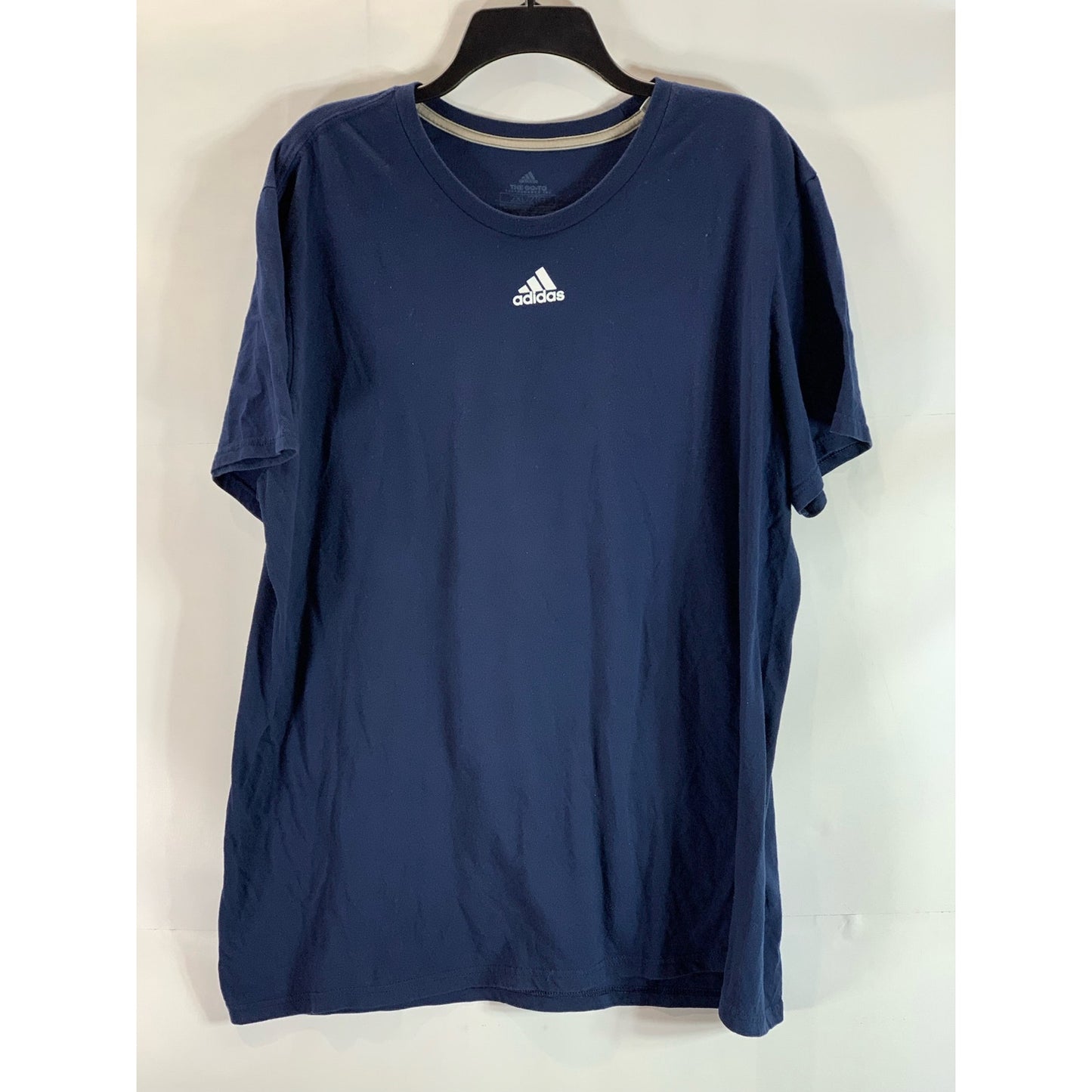 ADIDAS Men's Navy Crewneck Climalite The Go To Performance T-Shirt SZ 2XL