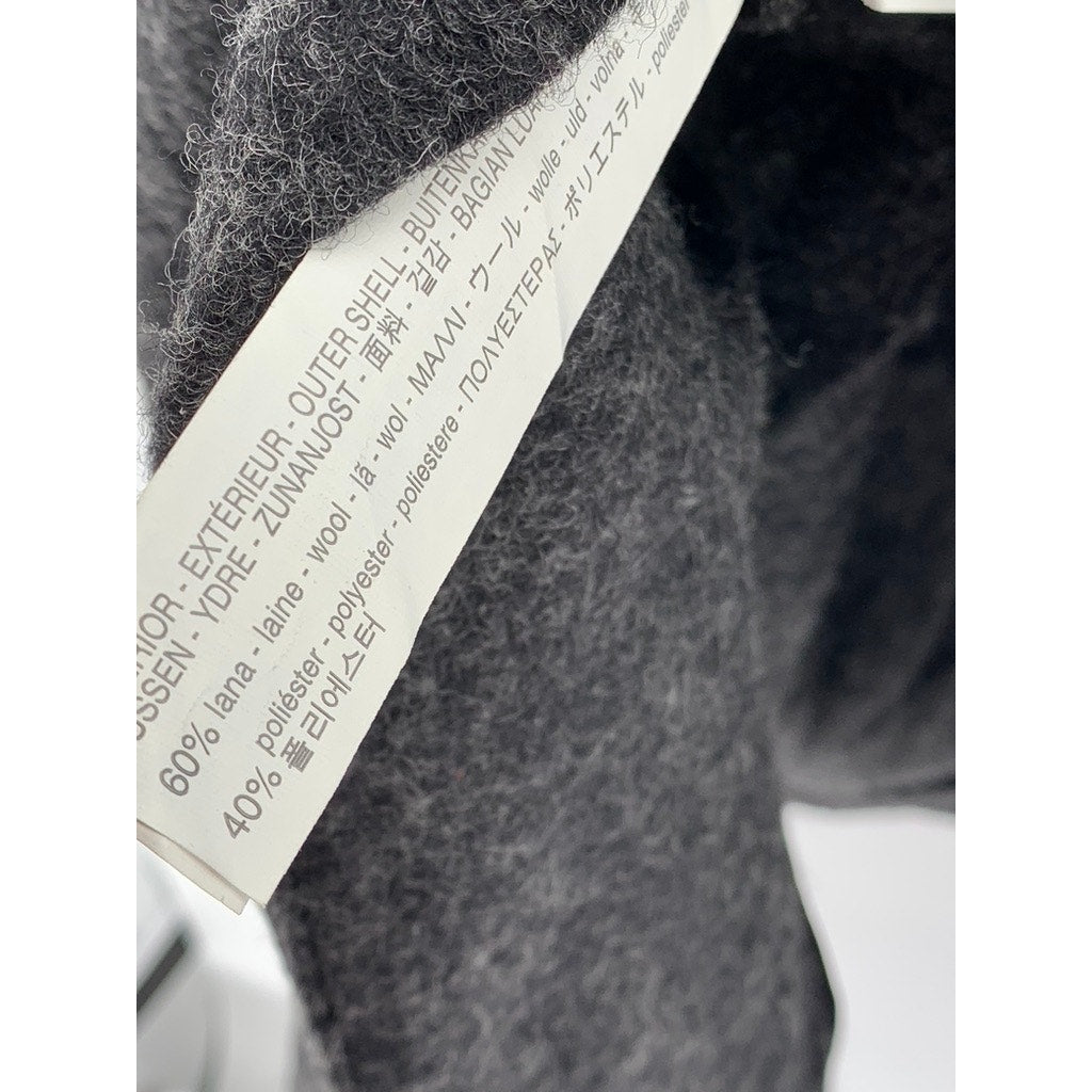 ZARA Men's Charcoal Wool-Blend Two Button Coat SZ S